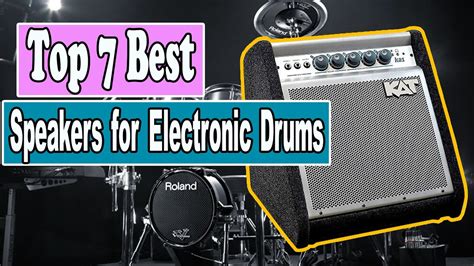 best speakers for electronic drums